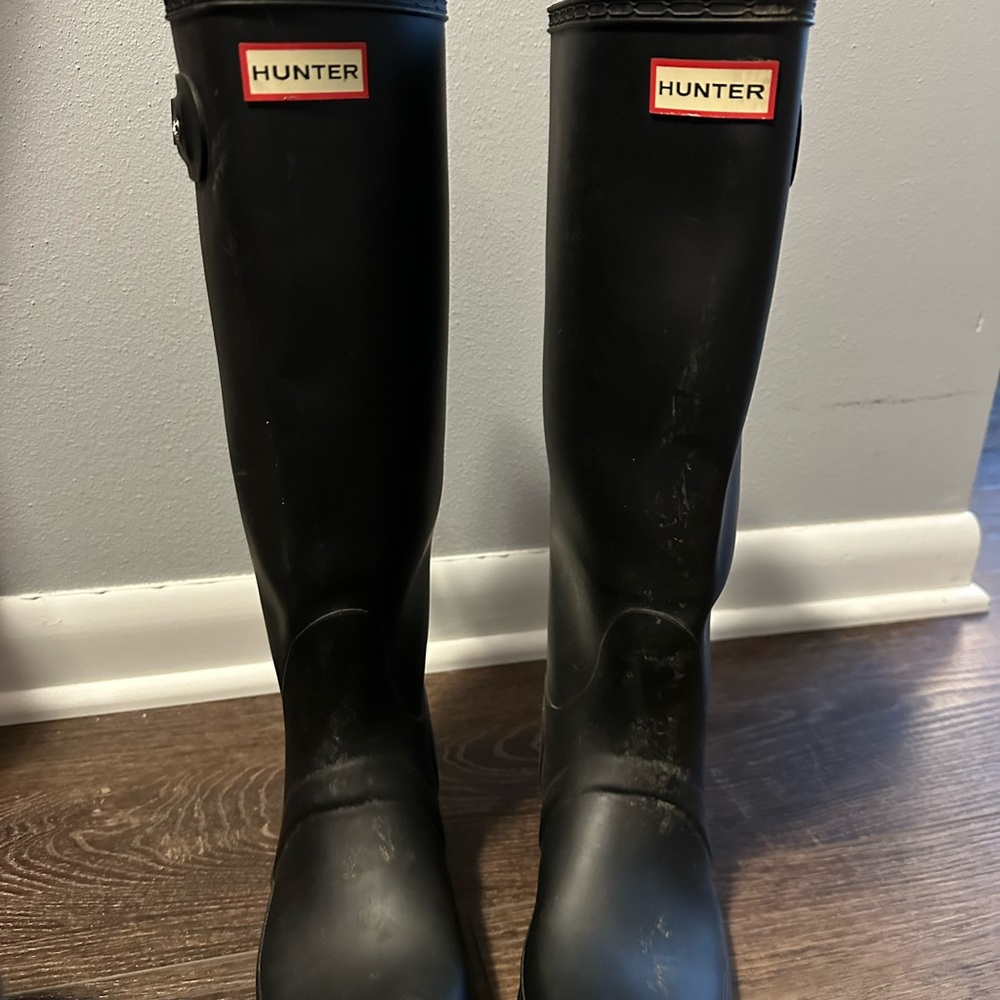 Hunter Classic Black Waterproof Boots - Picture 2 of 5